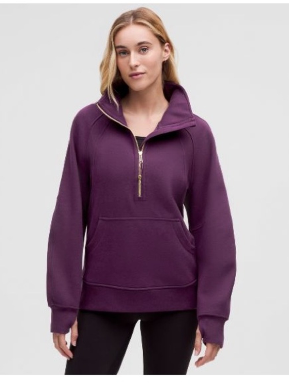 lululemon Scuba Half-Zip Dramatic Magenta XS/S
